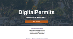 Desktop Screenshot of digitalpermits.com